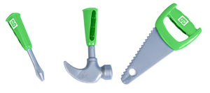 Ensemble d'outils pour enfants TK, jouet de construction en matériau PS, perceuse, accessoire de jeu d'imitation, mini tronçonneuse électrique, scie, tournevis, marteau - Product Image 3