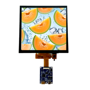 7.6 inch TFT Vuông <span class=keywords><strong>LCD</strong></span> Màn hình hiển thị với cảm ứng 800*800 và 1000 nit độ sáng cao vuông hiển thị quảng cáo thương mại - Product Image 1