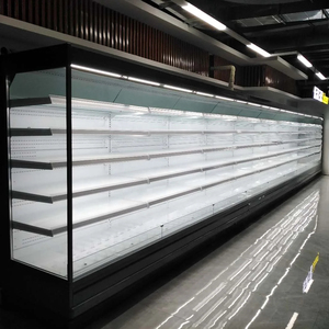 2025 Hot Sale China Supermarket Refrigerator and Freezer Commercial Display Cooler Fridge Open Air Display Cooler - Product Image 1