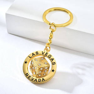 Porte-clés en forme de Cube de dés, accessoire de gamer, en alliage d'argent, strass vierges, spinner, métal, vente en gros - Product Image 5