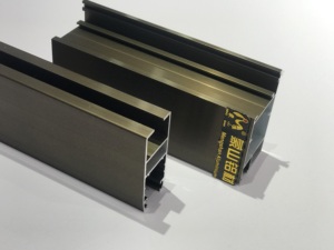 Perfiles de Extrusión de Aluminio Serie 6000 para Puertas y Ventanas con Anodizado Bronce - Product Image 3