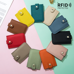 Wholesale Mini Pull-out Multi-card <b>RFID</b> Small Coin Purse Bag Hot Selling Fashion Slim Card Holder <b>Wallet</b> <b>Men</b> - Product Image 6
