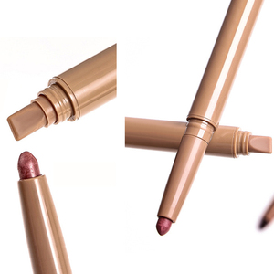 Wholesale Makeup Peptide <strong>Lipliner</strong> Contouring <strong>Plump</strong> Lip Liner Custom Logo Retractable Vegan Creamy Brown Lip Liner - Product Image 5