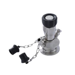 Válvula de Muestreo Manual Sanitaria 316L, Válvula de Aguja Mecánica Roscada de Conexión Rápida para Gas y Petróleo - Product Image 1