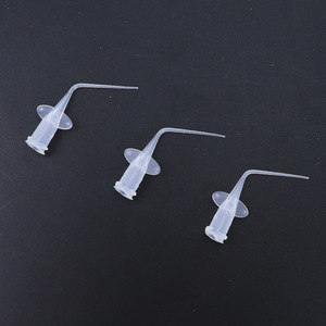 Aguja de relleno para conductos radiculares dentales, dispositivo de entrega de pasta con jeringa, punta curva azul, instrumento manual de un solo uso, Clase II EK008 - Product Image 4
