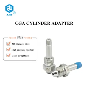 Nut Stem CGA 580 Stainless Steel Cylinder Joint