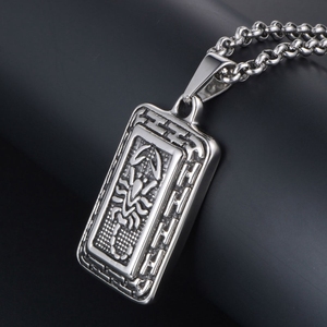 Collier de <span class=keywords><strong>scorpion</strong></span> en acier inoxydable pour hommes, style rétro, Punk, Animal, pendentif, dogtag, mode <span class=keywords><strong>Rock</strong></span>, bijoux, cadeau - Product Image 3