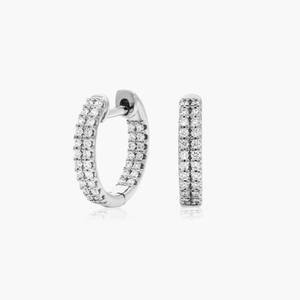 Elegantes Pendientes de Aro de Plata de Ley 925 Chapados en Oro con Moissanita, Joyería de Diseño de Lujo Premium, Brillo Brillante, Elegantes para Mujer - Product Image 6