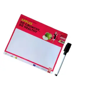 Modern Design Magnetic PET Whiteboard Sticker Fridge Magnet for Dry Erase Calendar with Pens Eraser