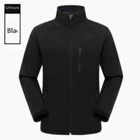 Veste tactique imperméable à col montant, personnalisable avec logo, de troisième génération, en softshell, pour équipe, vêtement de travail monocouche