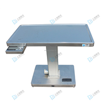 Electric Reusable Veterinary Instrument Vet Operating Table Lifting Scale 304 Stainless Steel Silver for Dog Cat Exam Treatment