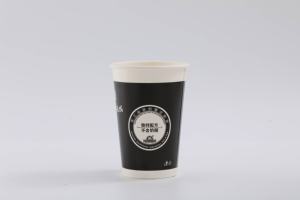 Custom Print Pastel Drinking Coffee Cup Recyclable Single Wall <b>Food</b> Grade Takeaway <b>Containers</b> Yellow Smile Paper Cups for Hot - Product Image 3