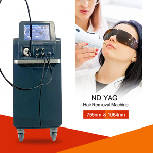 Mỹ miễn phí vận chuyển chuyên nghiệp 1064nm + 755nm Laser nhẹ nhàng với làm mát xung dài alexandrite Máy tẩy lông bằng laser - Product Image 2