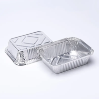 Barquette jetable spéciale en aluminium pour plats à emporter, boîte à lunch en aluminium, récipient de barbecue, bol en plastique PP, emballage pour magasin