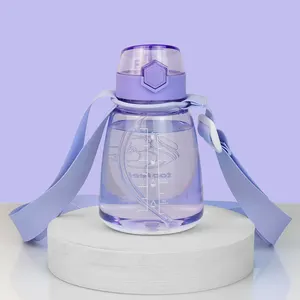 Çin yeni toplu satın 12oz plastik çocuklar su şişesi bpa ücretsiz toptan yüksek kaliteli çocuk su şişesi BPA ücretsiz