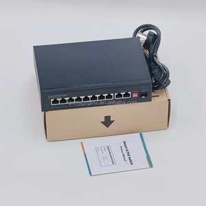Factory OEM 8 Port PoE <b>Network</b> <b>Switch</b> 10 100 1000Mbps Smart AI PoE <b>Switch</b> 3Uplink with SFP Slot for IP Camera CCTV - Product Image 1