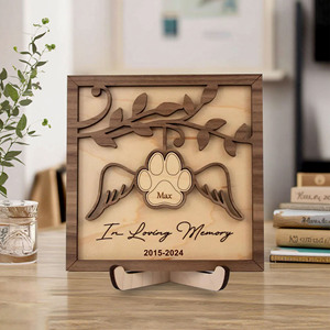 Marco de Corazón con Corte Láser Personalizado para el Día de la Madre, Letrero de Madera Personalizado para Parejas, Regalo de Aniversario, Regalo de Boda Personalizado, Letrero 3D en Capas - Product Image 3