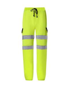 Khả năng hiển thị cao phản quang an toàn Jogger quần với đa túi thiết kế cho xây dựng, đi xe đạp Lớp 2 an toàn Quần - Product Image 3