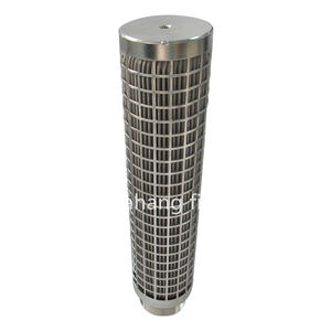 Elemento de Filtro Plegado de Acero Inoxidable 316L Huahang, Filtro de Aceite de Fieltro de Fibra Sinterizada Metálica, Filtro de Aceite de Acero Inoxidable 52*204 - Product Image 3