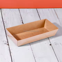 Conteneur en carton jetable pour gâteau soufflé, takoyaki, résistant à l'huile et à l'eau, couvercle en papier artisanal, personnalisable, marque TIANCHOU