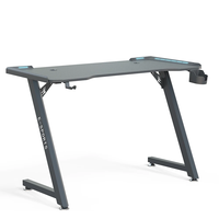 Table de jeu RGB d'occasion pour gamer, modèle e-sport, avec accessoires, prix d'usine en gros de Wuantum