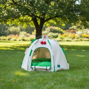 <span class=keywords><strong>Casa</strong></span> de Campaña para Perros y Gatos, Impermeable, Plegable, para Todas las Estaciones, con Estructura de Fibra de Vidrio, Fácil de Instalar y Desmontar - Product Image 2