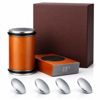 Kit d'affûtage de couteaux manuel à disque en céramique diamantée, deux niveaux, pour usage domestique