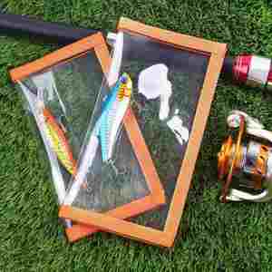 Sac d'emballage d'appâts en PVC transparent durable, résistant à l'eau salée, pour la pêche transfrontalière, article très vendu - Product Image 4
