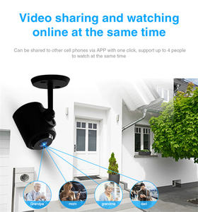 C1 كاميرا أمن منزلي واي فاي للرؤية الليلية إنذار دفع كشف الحركة لاسلكية زاوية واسعة HD كاميرا أمن الفيديو Ip - Product Image 6