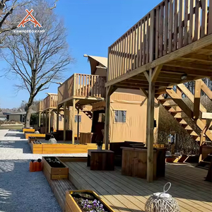 Kawagebo Kamp (KK) Lodge de villégiature en plein air, Glamping, Tentes de luxe pour safari, Tentes de luxe avec salle de bain, <span class=keywords><strong>Tente</strong></span> à double étage - Product Image 4