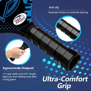 Bộ lưới cầu lông <span class=keywords><strong>Pickleball</strong></span> di động bền chắc Cima CM-PP-3564 22FT, xuất xưởng trực tiếp, kèm 4 vợt gỗ, 40 lỗ, bóng <span class=keywords><strong>Pickleball</strong></span> chất lượng cao - Product Image 3