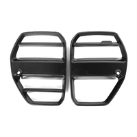 Grille avant de voiture en fibre de carbone sèche de style ST pour BMW M3 M4 G80 G82 G83 2021+ G80 avec ACC Carbon Grill