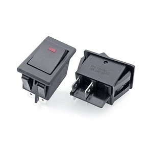 Bán Buôn 2a/8a 250vac 6 Pins Đỏ Đôi Nút Rocker Chuyển Kcd6 Nút Đôi Rocker Chuyển Chiếu Sáng - Product Image 4