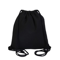 Sac à dos en toile avec cordon de serrage, sac en coton personnalisé pour promotion, vente en gros
