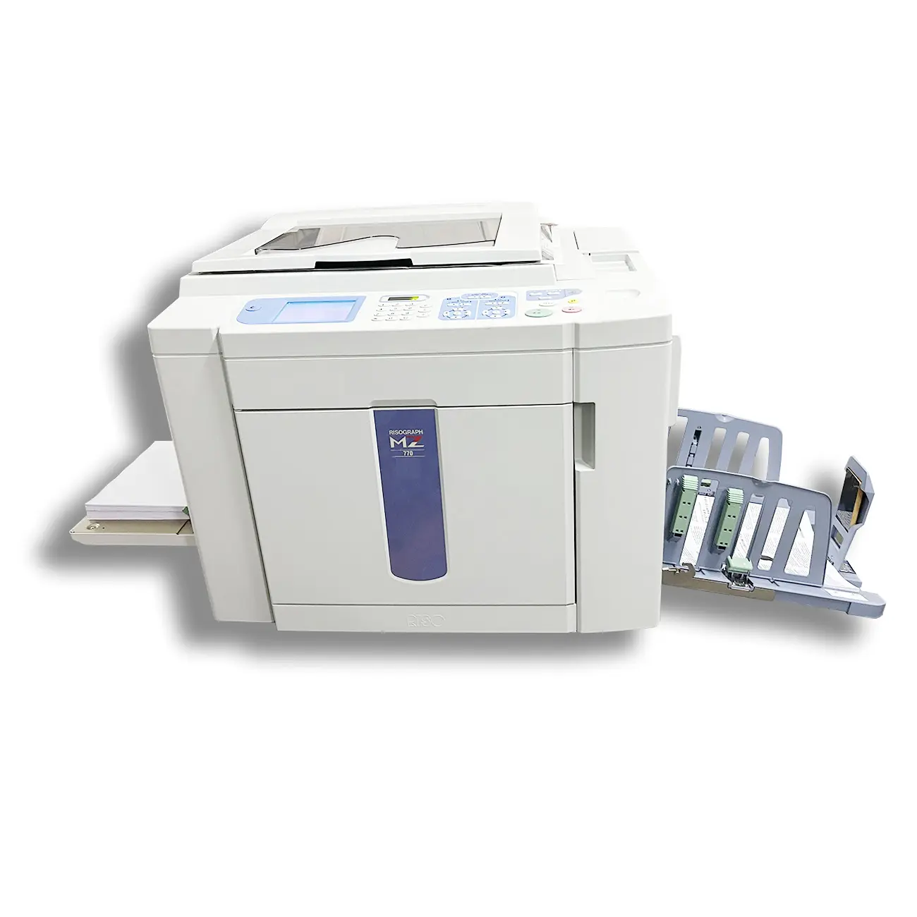 Fotocopiatrice ad alta velocità A3 150 ppm usata fotocopiatrice originale 2 colori rinnovata stampante Riso MZ770 970 per uso scolastico