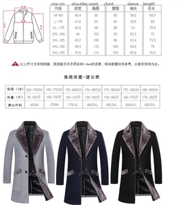 M-5XL Mới Thu Đông Lông Thú Tích Hợp Áo Khoác Nam Áo Khoác Màu Xám Hải Quân Đen Làm Dày Áo Khoác Áo Gió - Product Image 2