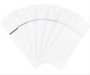 Set di lenzuola e federa con ricamo in cotone 100% Percale singolo 200TC - Product Image 1