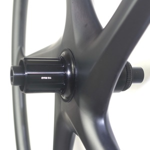 Grande roue de <span class=keywords><strong>vtt</strong></span> à 6 boulons en Fiber de carbone avec moyeu à 5 rayons, jantes de bicyclette, motocyclette, MTB5S, 29 pouces, Sram XD - Product Image 5