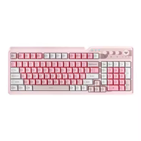 Nouveau clavier mécanique sans fil AULA F3099 rétroéclairé RVB USB 2.0, trois modes réglables, pour jeux, bureau, ordinateur portable, plastique