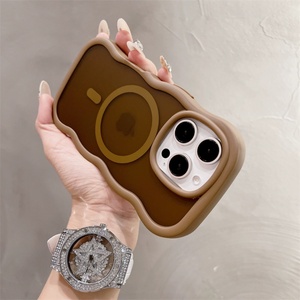 Funda Magnética Antigolpes para iPhone 17 Pro Max, Diseño Ondulado, Protectora de Cámara, TPU+PC, para Mujeres a la Moda - Product Image 6