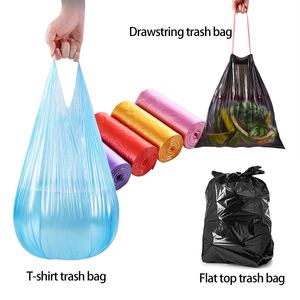 Sacs poubelle biodégradables et compostables, écologiques, résistants, avec cordon de serrage, sacs poubelle à cordon de serrage pour la maison - Product Image 6