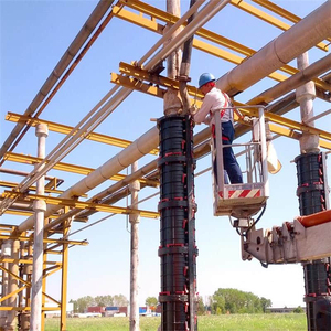 Linh hoạt lắp ráp Trọng lượng nhẹ bê tông Vòng Cột nhựa ván khuôn cho xây dựng - Product Image 4