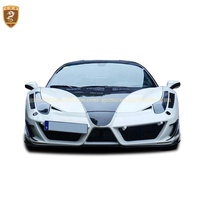 Nouvel arrivage : Kit carrosserie style MSY en fibre de carbone pour Ferrari 458 (lame avant, pare-chocs, capot moteur)