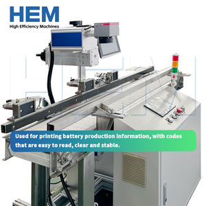 HEM Automatic Laser <strong>Coding</strong> Machine for SLI/EFB and AGM Batteries 380V 4-8 Batteries/Min Capacity Used in Assembly <strong>Lines</strong> - Product Image 2