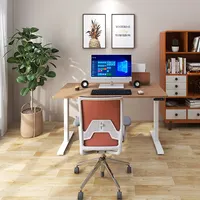 Офисная мебель, компьютерный стол с регулируемой высотой, стол для сидения, стол с регулируемой высотой, стол из твердой древесины