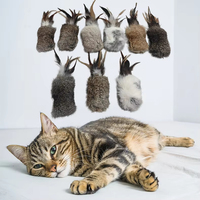 Jouets interactifs pour chats, jouets couineurs pour animaux de compagnie, souris de dessin animé, jouet à mâcher pour chaton, favorise l'exercice des chatons d'intérieur