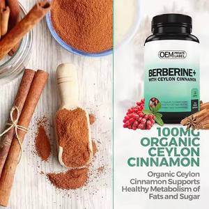 Kapsul Berberine Label Pribadi dengan Kayu Manis Ceylon untuk Kesehatan Pencernaan - Product Image 5