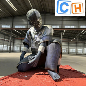 กังฟูเป่าลมของเล่นขนาดยักษ์ตัวละครเป่าลมกลางแจ้งขนาดใหญ่สำหรับตกแต่งงานปาร์ตี้ - Product Image 6