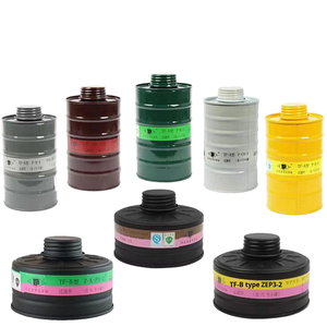 หน้ากากป้องกันแก๊สพิษแบบเต็มหน้าชนิดใช้ซ้ำได้หน้ากากซิลิโคนสำหรับหายใจแบบท่อยาวดีไซน์แบบผีหน้ากากกรองอากาศ - Product Image 3