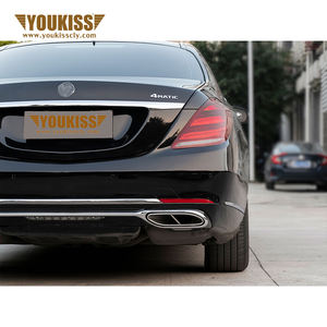 ชุดตัวถังเต็มรูปแบบสำหรับ <span class=keywords><strong>Mercedes</strong></span> <span class=keywords><strong>Benz</strong></span> S Class <span class=keywords><strong>W</strong></span> <span class=keywords><strong>221</strong></span> 2008-2013อัพเกรด MBH รุ่น2018-2020พร้อมฝากระโปรงกันชนหน้า - Product Image 4